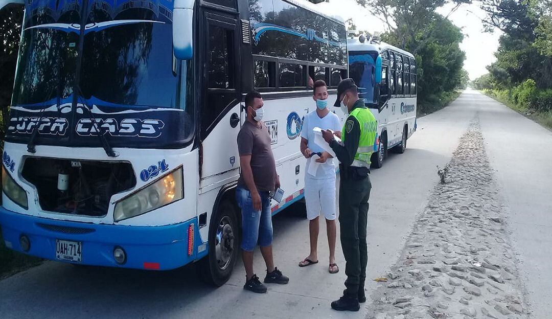 Controles en las vías de Córdoba.