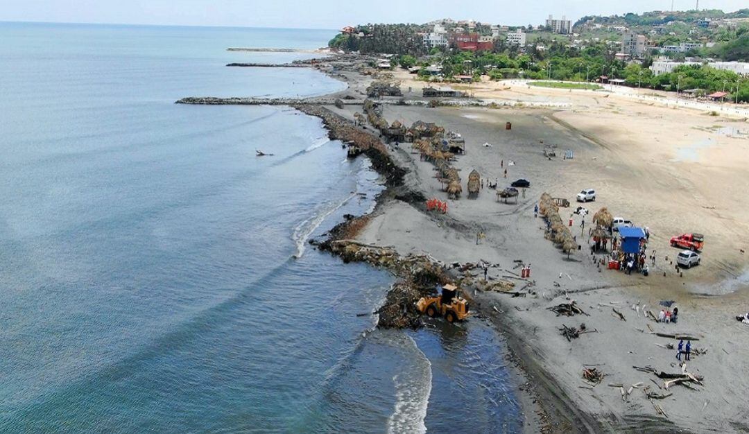 Panorámica, playas de Puerto Colombia