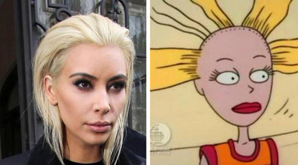 La "celebridad" cambió su cabello castaño a color rubio platinado y de inmediato empezaron a buscarle parecidos con personajes de películas y series.