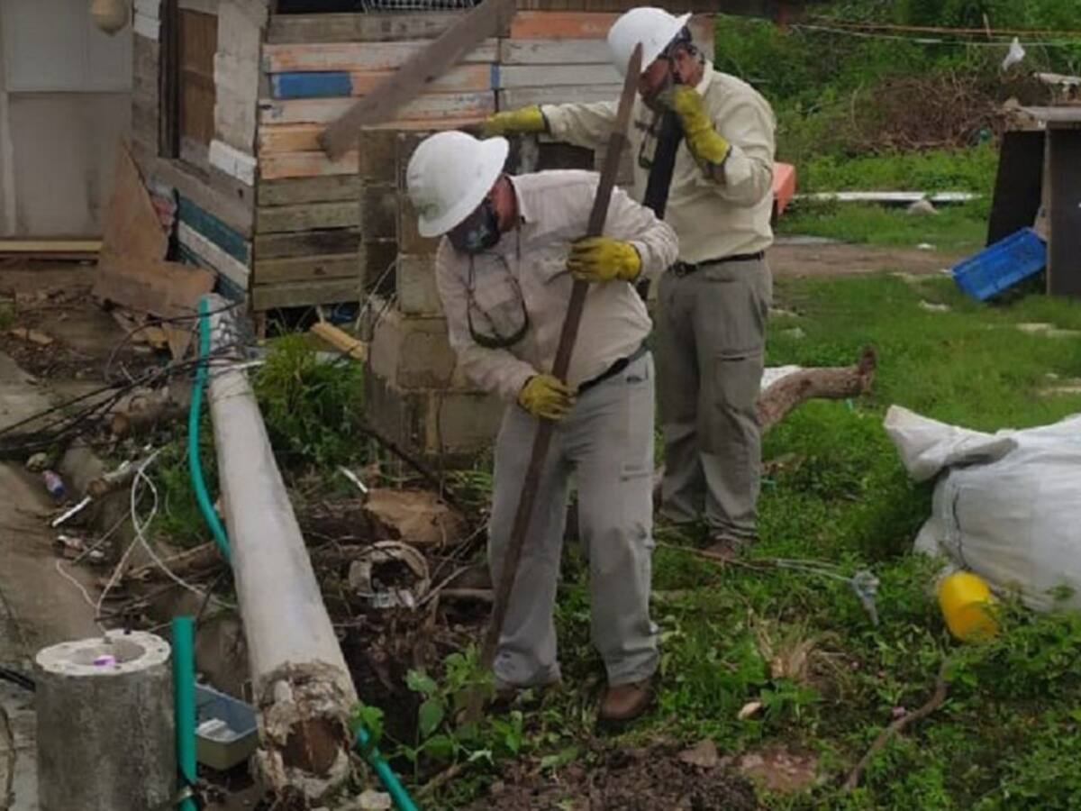 Una nueva cuadrilla de EPM viajó a Providencia para restablecer la energía