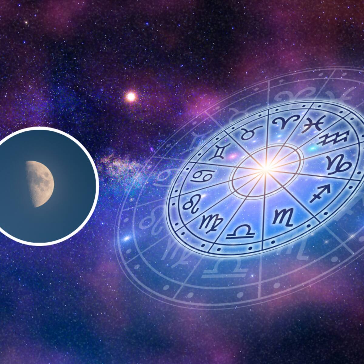 Luna cuarto creciente de noviembre en Acuario: signos afectados y hora para verla hoy