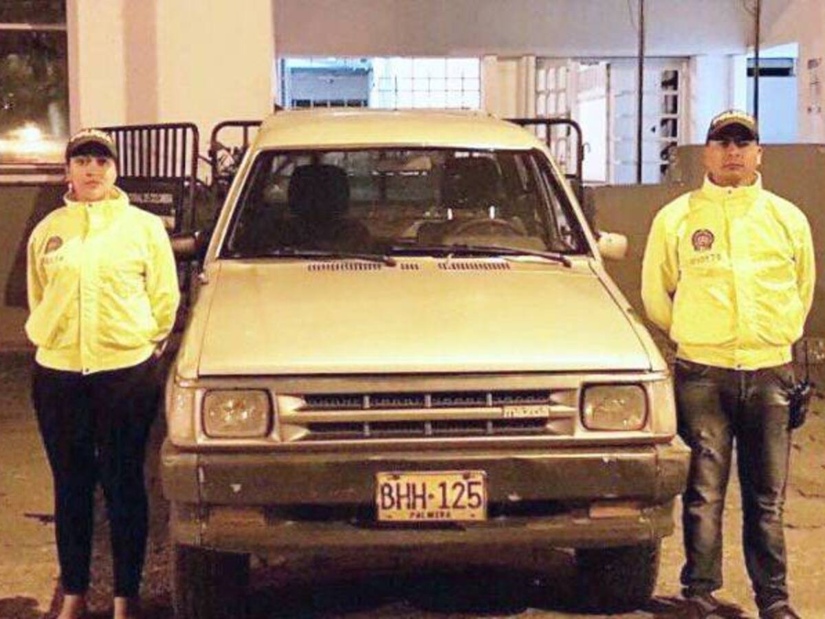 Recuperan camioneta de Yeison Aristizabal fundador de Asodisvalle