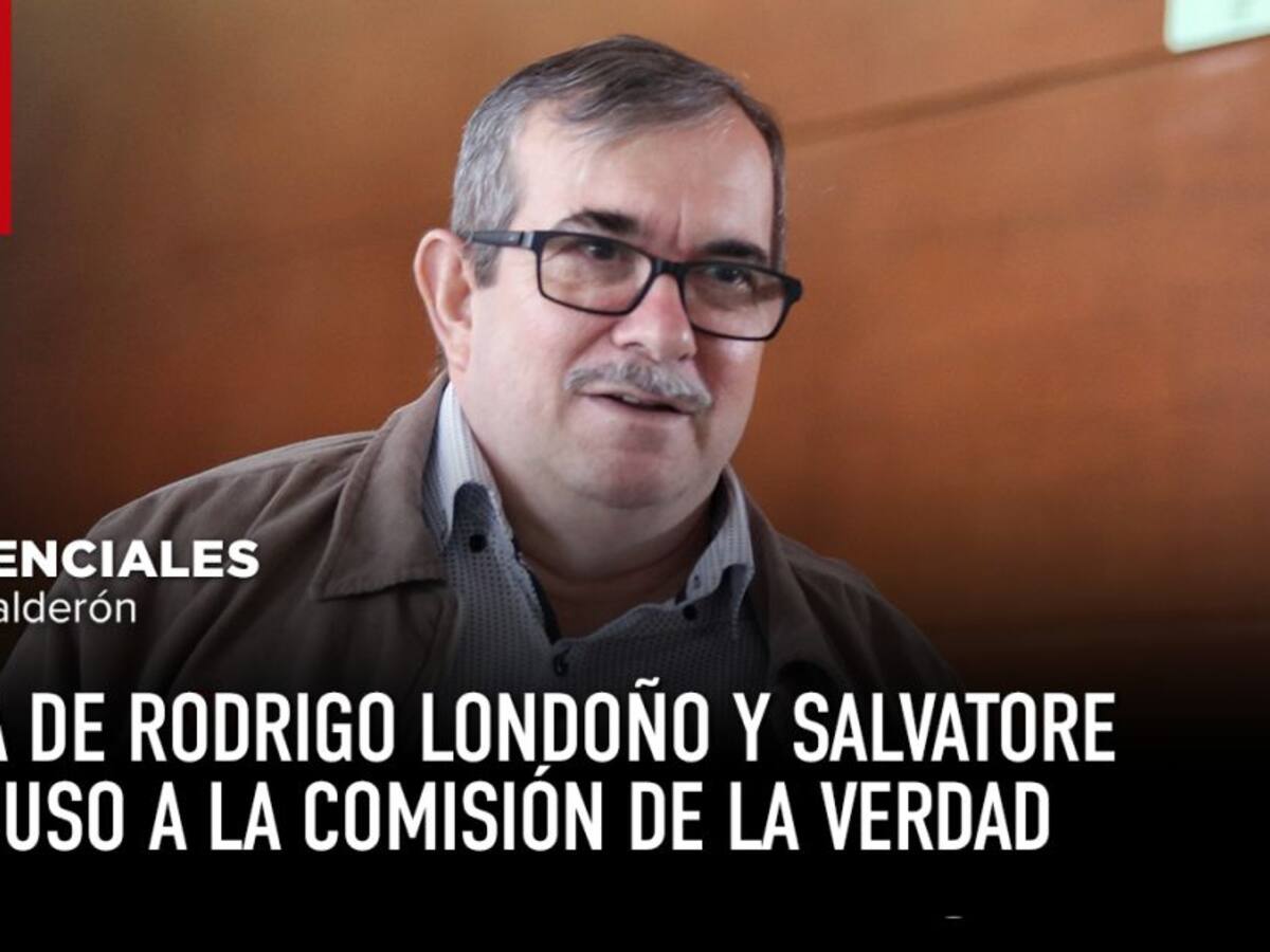 Carta de Rodrigo Londoño y Salvatore Mancuso a la Comisión de la verdad