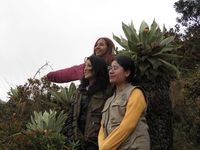 Red de Mujeres por la conservación del oso andino Foto: Catalina Meneses