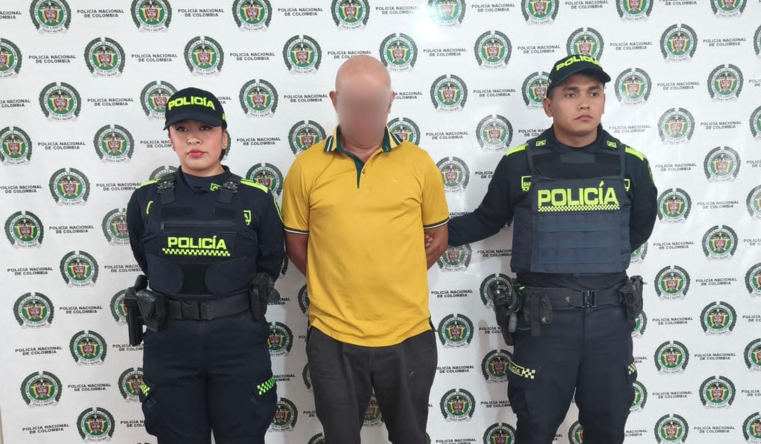 El caso fue dejado en manos de la Fiscalía. Foto policía-Huila.