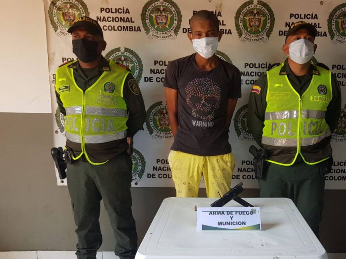 Capturaron a hombre que estaba armado en las calles de Talaigua Nuevo