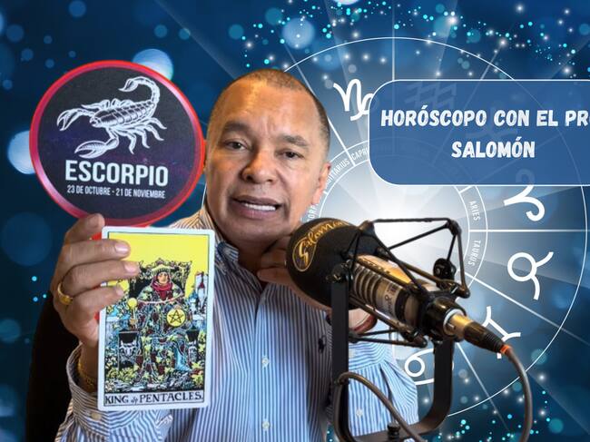 Él es el profesor Salomón, experto en la lectura del Horóscopo y el Tarot (Crédito: Profesor Salomón - Youtube) // De fondo: Imagen ilustrativa del horóscopo (Crédito: sarayut Thaneerat)