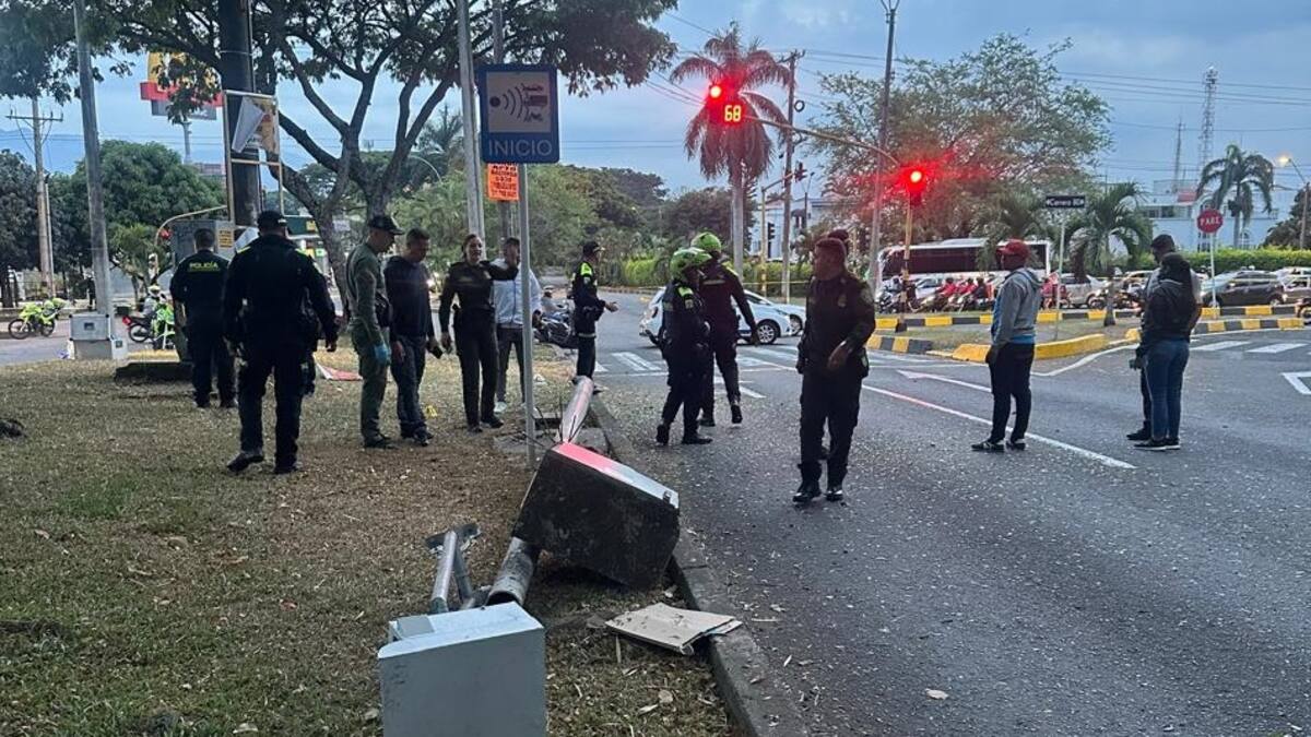 Dos cámaras de fotodetección fueron derribadas en Cali