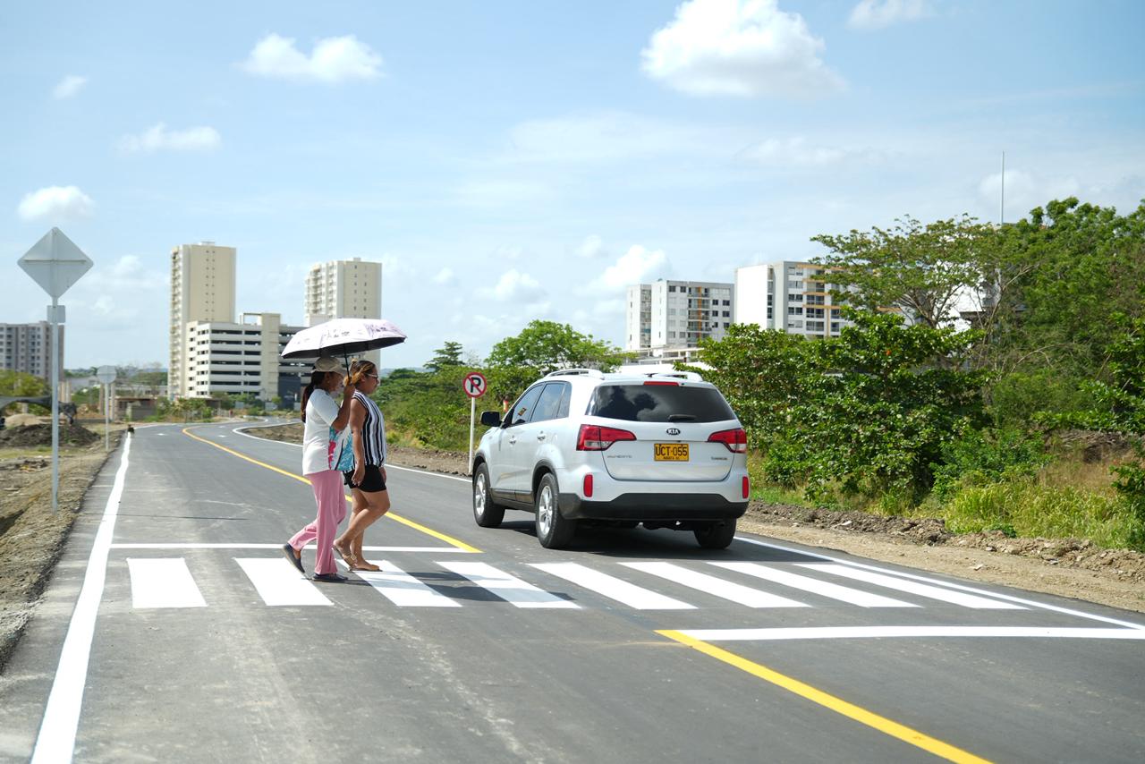 Habilitada conexión Territorio Mío - Parque Heredia, segunda vía complementaria de La Carolina
