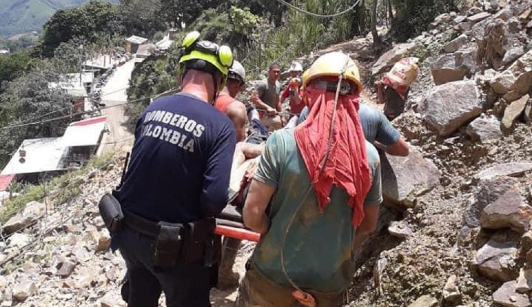 Bomberos del municipio de Marmato, Caldas.