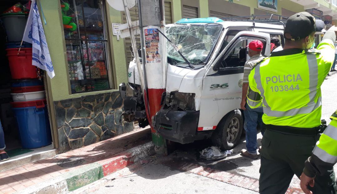 Accidente en Cáqueza 