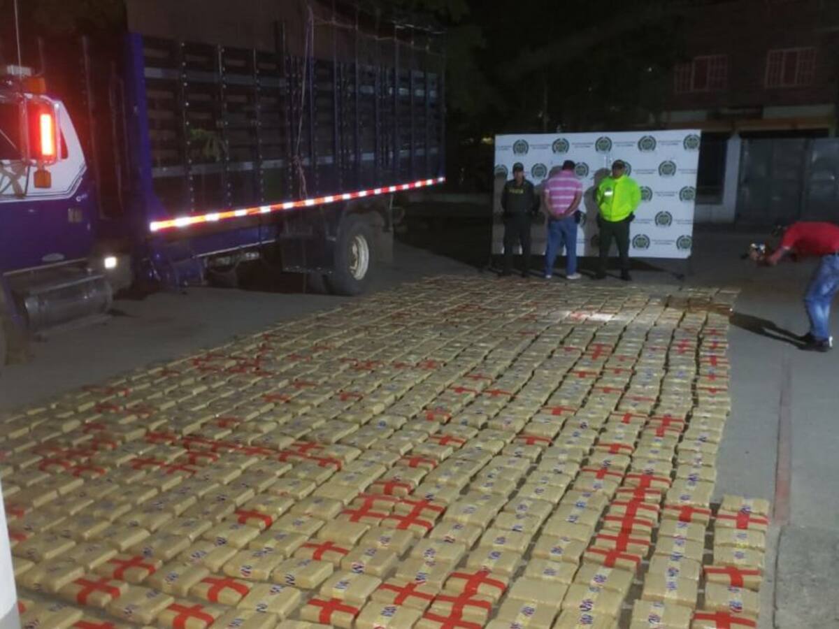 Cayó otra tonelada de marihuana en el norte del Cauca