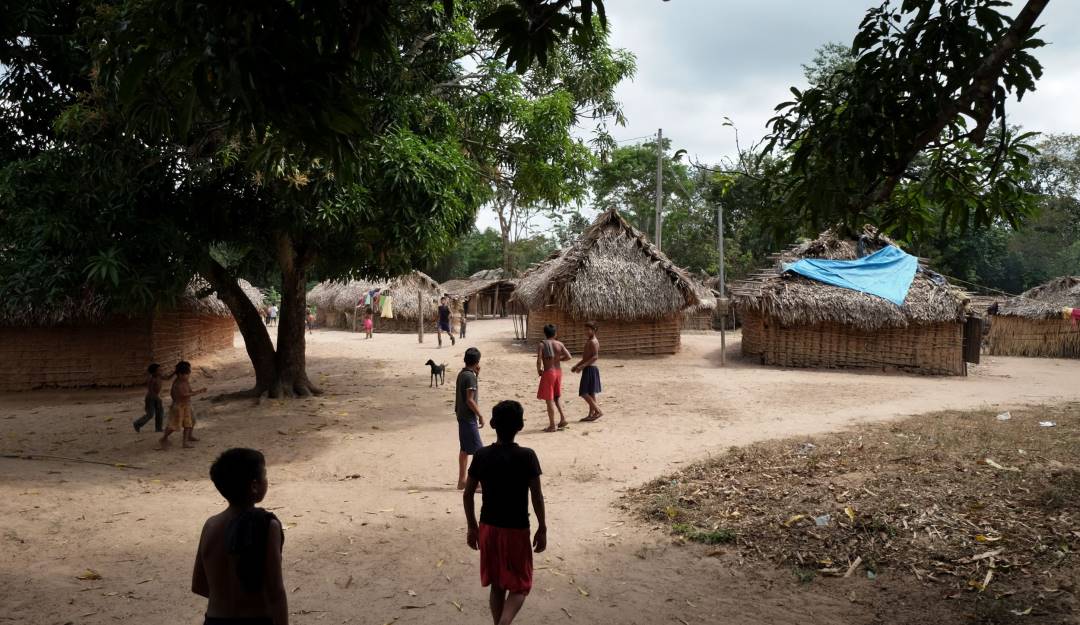 Villa del pueblo indígena Awá.                Foto: Getty 