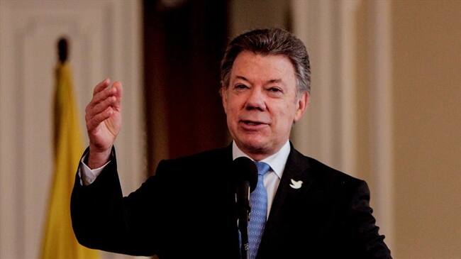 Juan Manuel Santos, presidente de la República. Foto: Colprensa