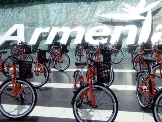 60 bicicletas públicas entregó el ministerio de transporte a la alcaldía de Armenia