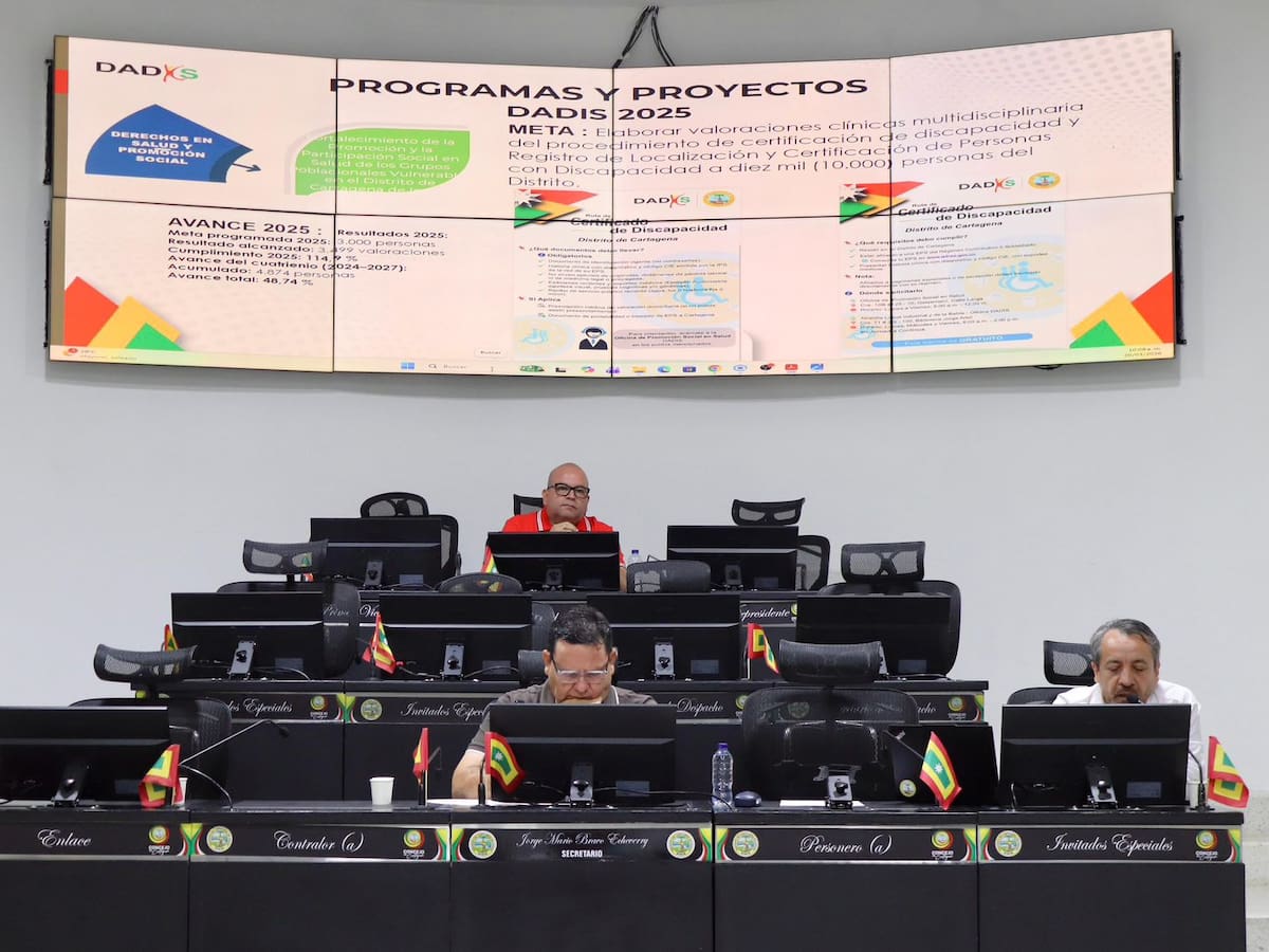 Concejo de Cartagena evalúa gestión en salud y avanza en proyecto sobre el Complejo de Raquetas