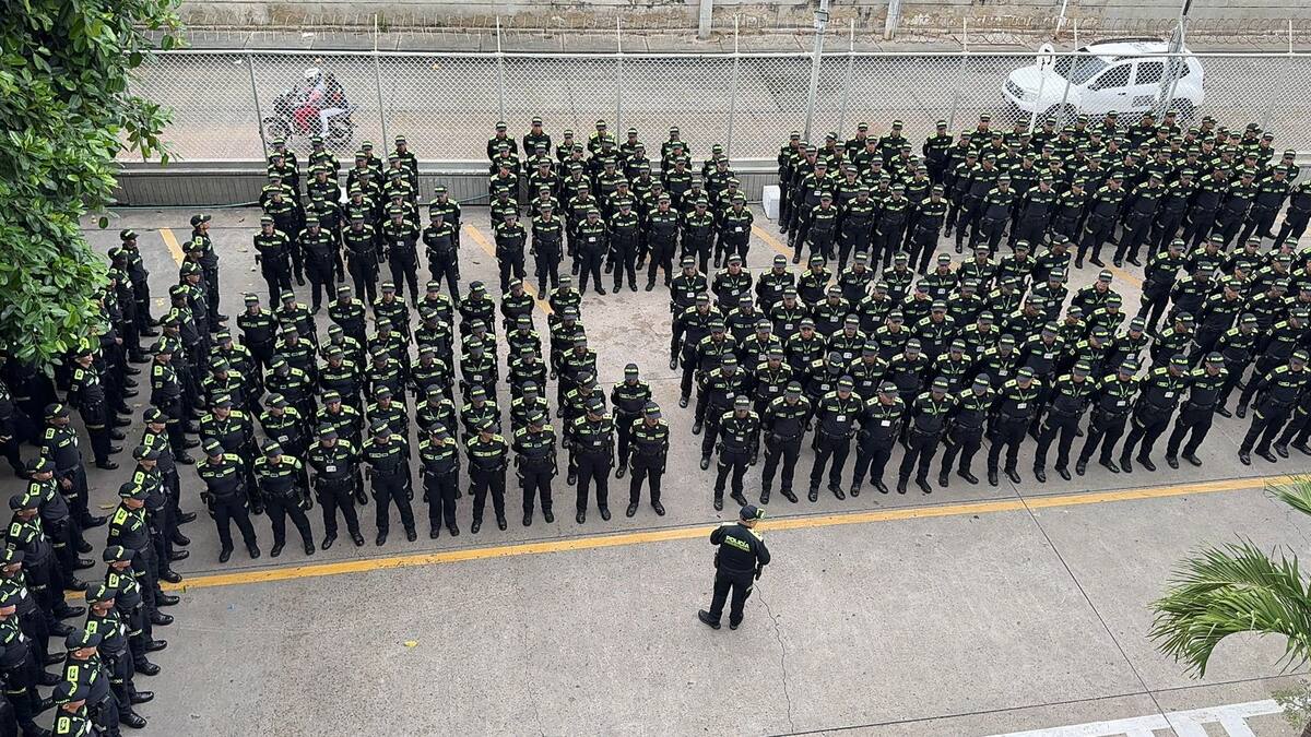 800 uniformados de la Policía de Cartagena garantizarán la seguridad en las Fiestas de Independencia