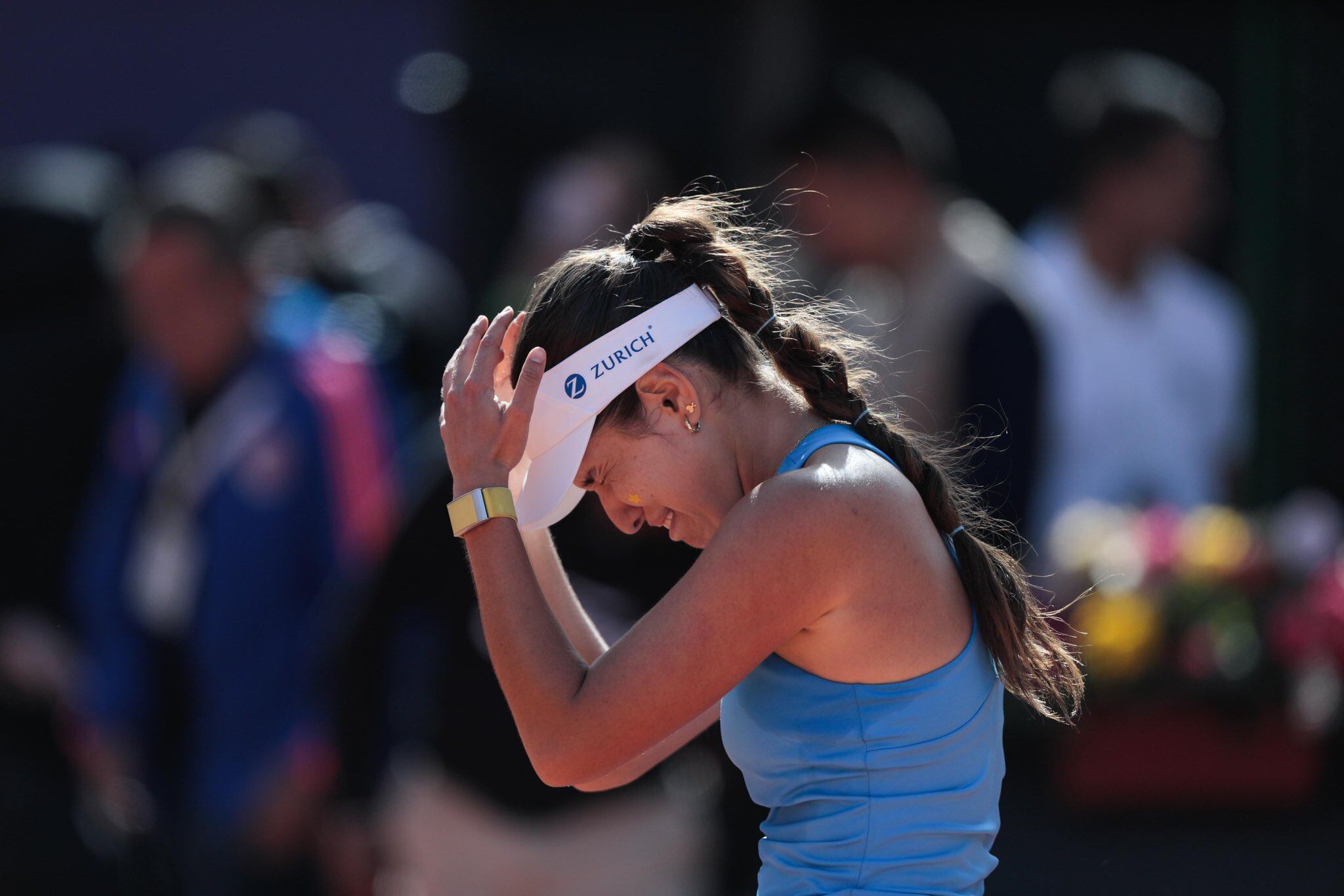 María Camila Osorio, tenista colombiana / Twitter: @CopaColsanitas_