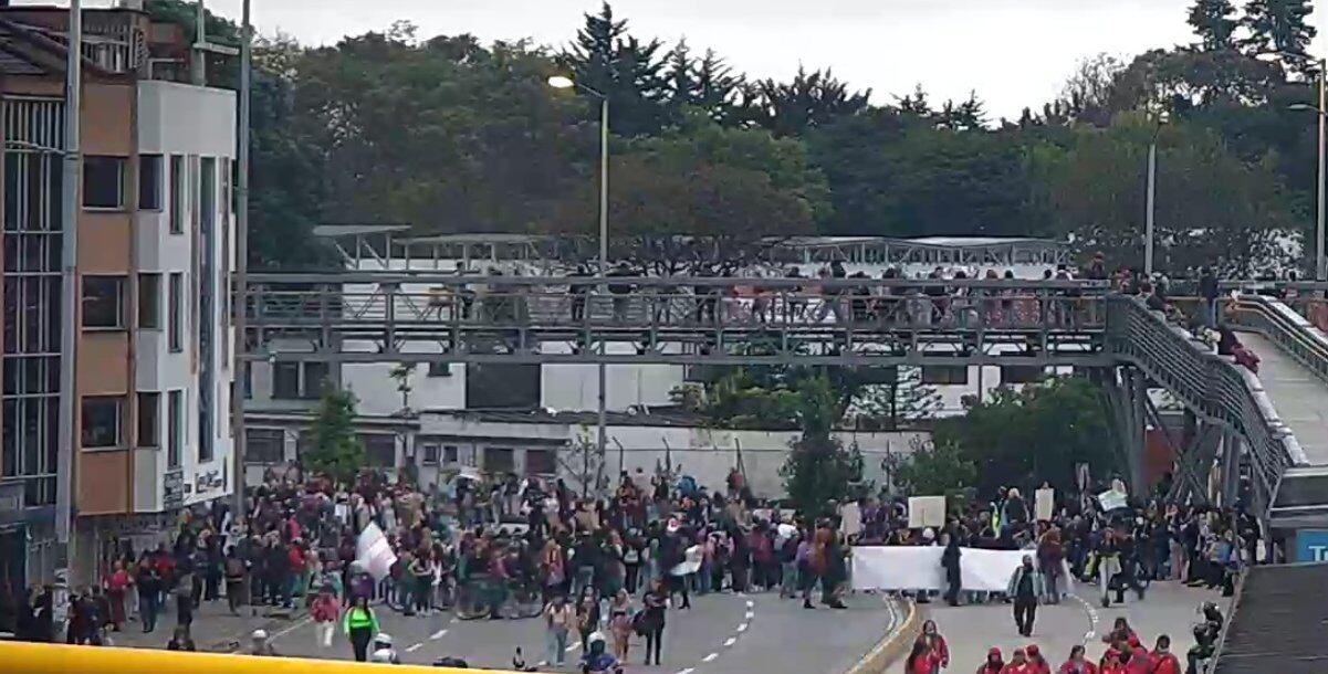 Manifestaciones en la Av. El Dorado / Distrito