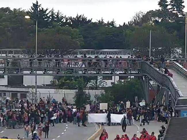 Manifestaciones en la Av. El Dorado / Distrito