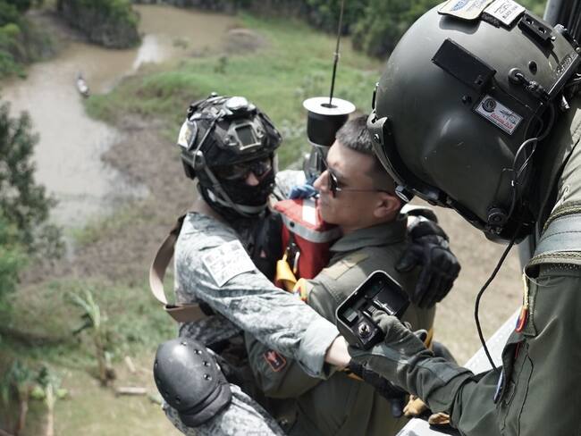 "Operación Poseidón 2024", entrenamiento en rescate selvático.