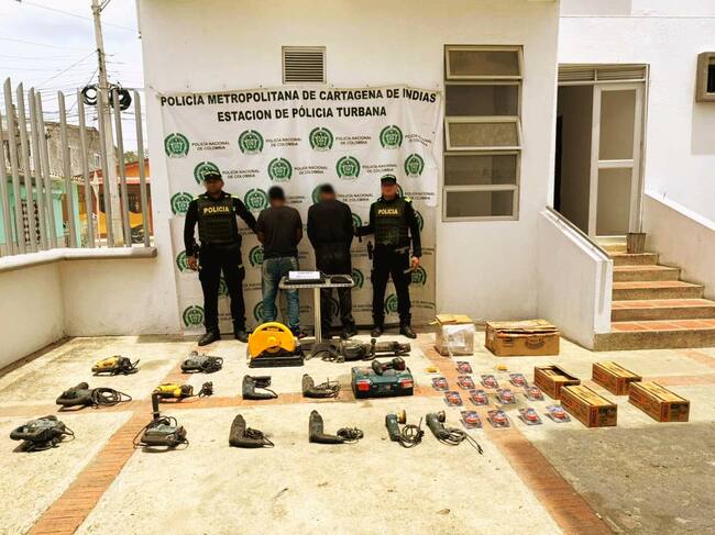 Desarticulada en Turbana banda dedicada al hurto de herramientas industriales