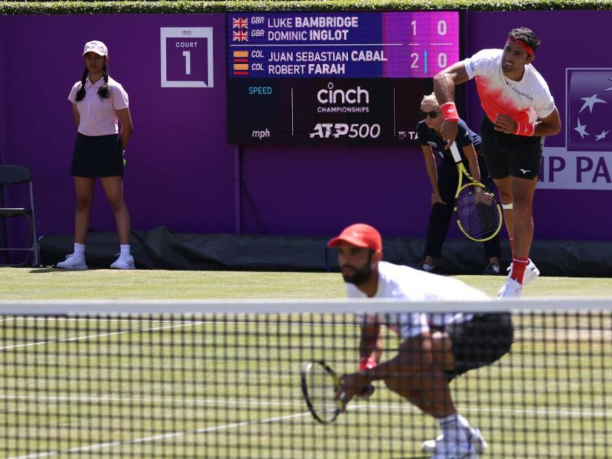 Cabal y Farah se reencuentran con el césped y avanzan a cuartos en Queen's