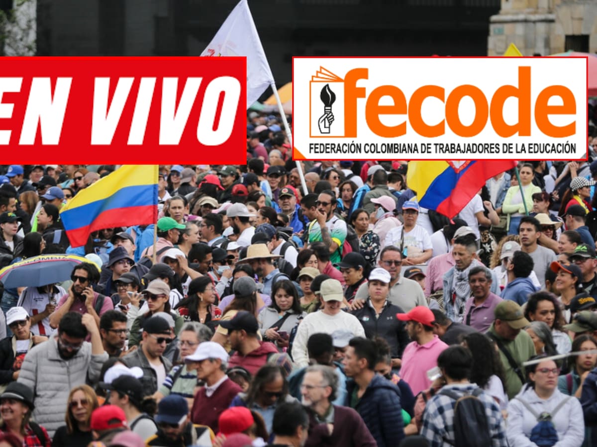 Paro nacional de Fecode HOY miércoles EN VIVO 🔴: movilización, cierres viales y todas las noticias