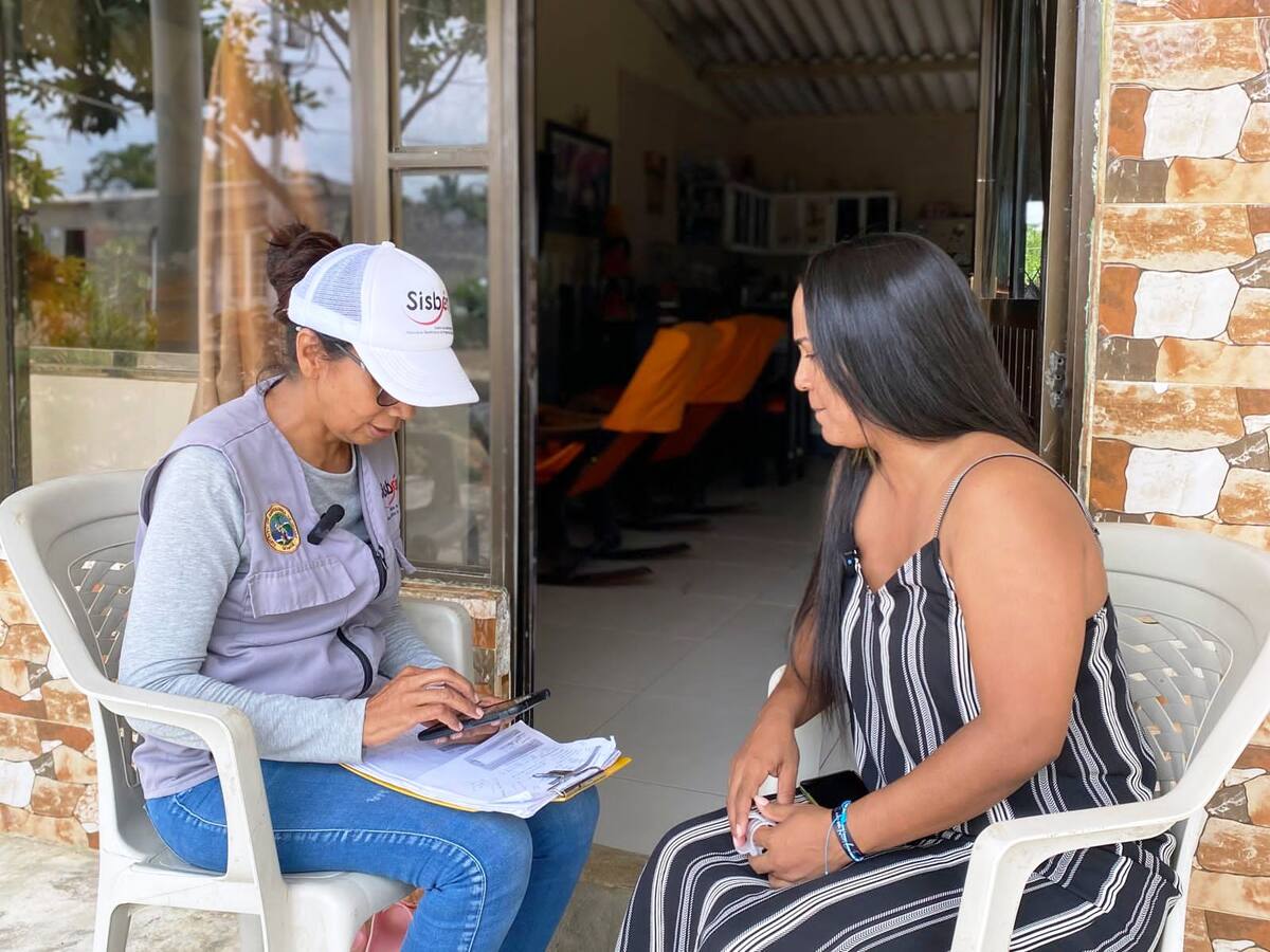 Sisbén aplica encuesta a hogares de Barú, Ararca y Santana, en Cartagena