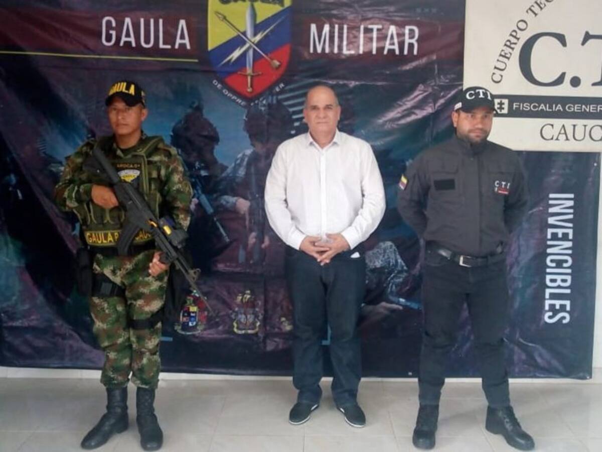 Capturan a exalcalde de Caucasia, Antioquia por peculado y cohecho