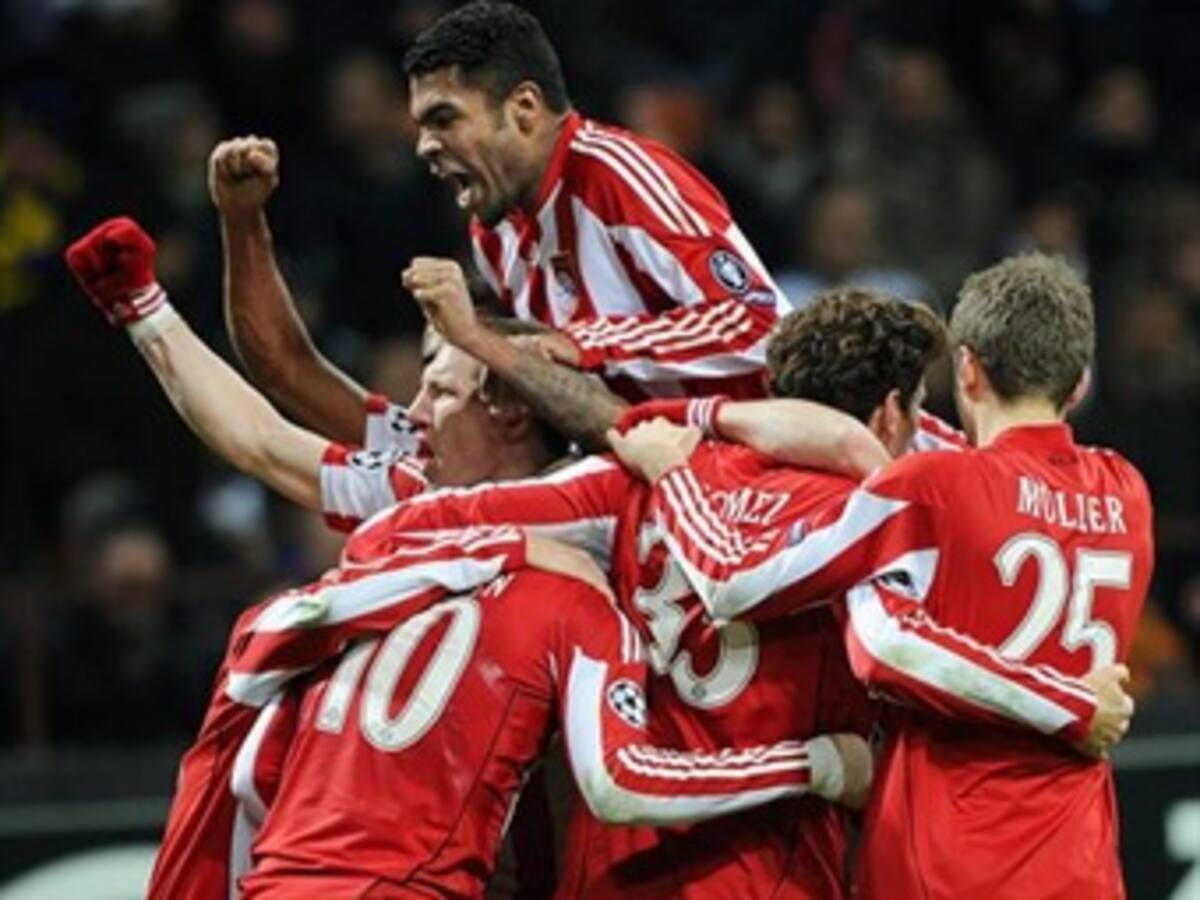 Bayern Munich vence 1-0 a Inter; Manchester United empató 0-0 con Marsella