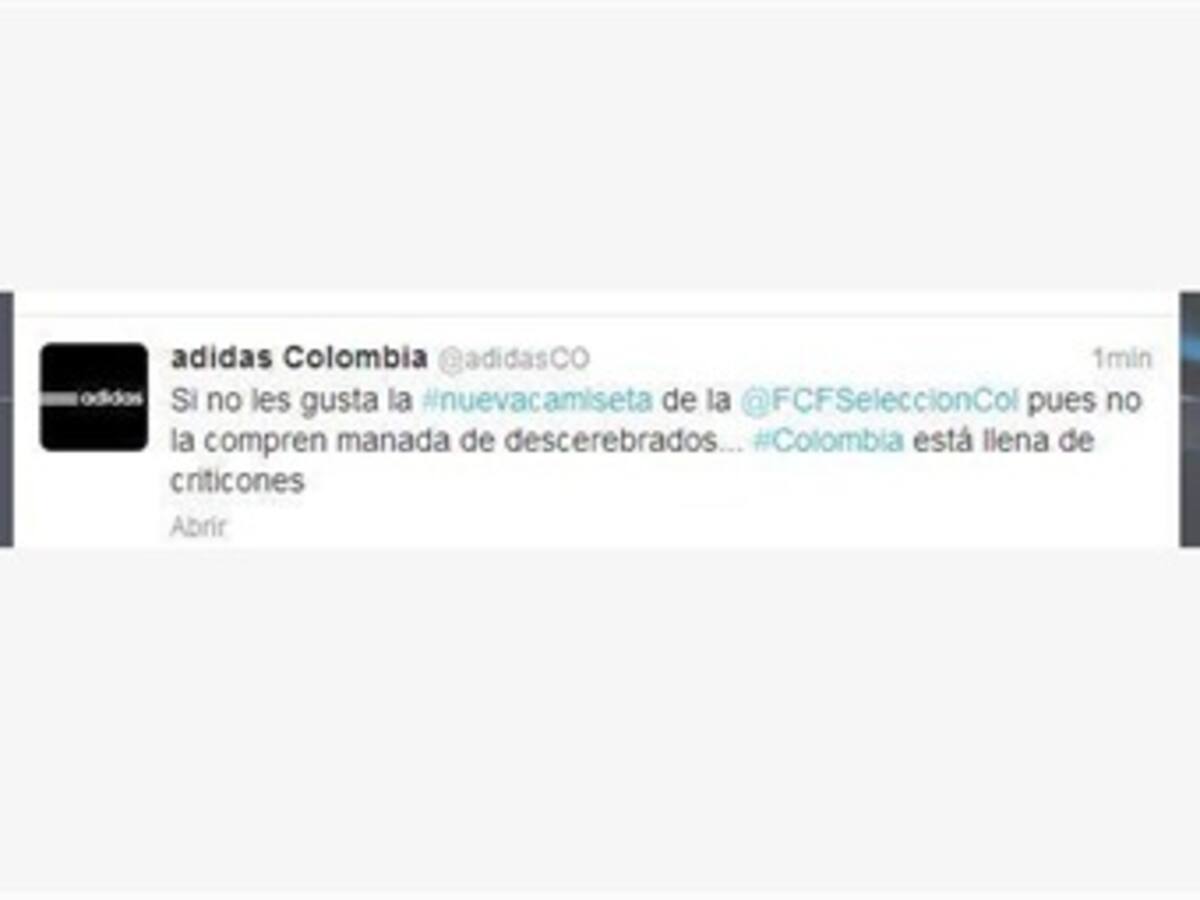 El trino que tiene a Adidas Colombia ofreciendo disculpas