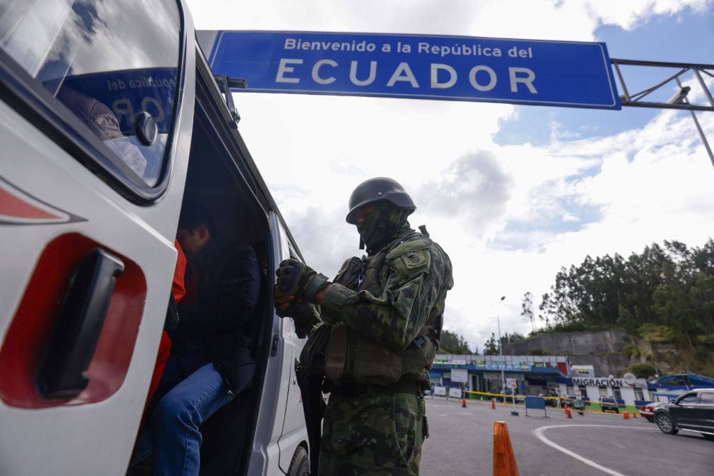 Fronteras de Ecuador. Foto: Getty Images.