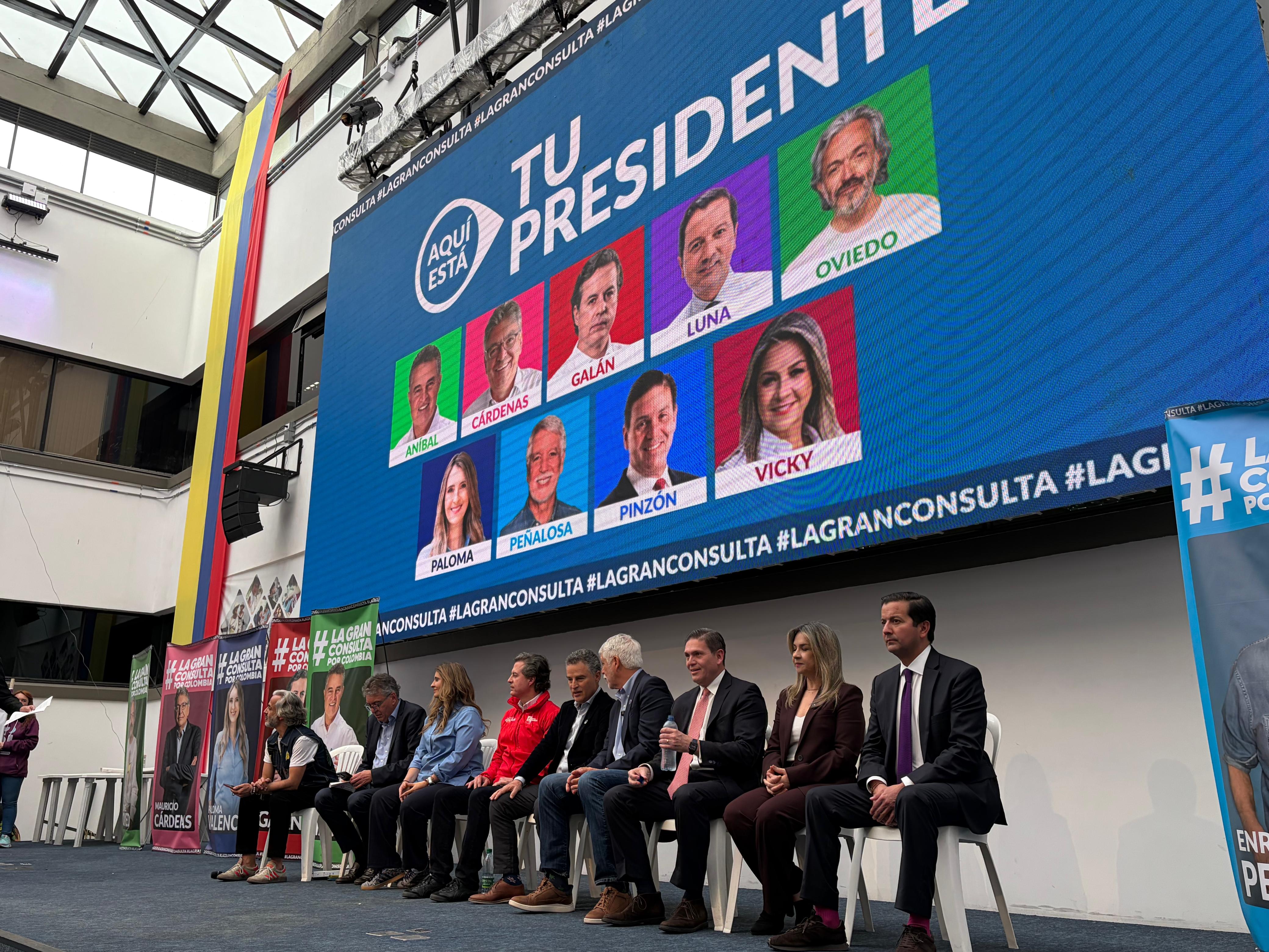 Precandidatos de la Gran Consulta por Colombia