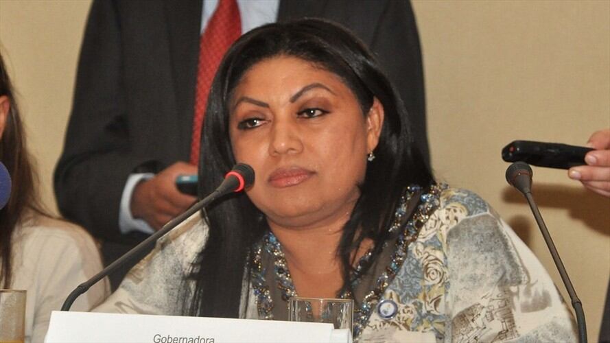 Oneida Pinto, gobernadora de La Guajira. Foto: Colprensa