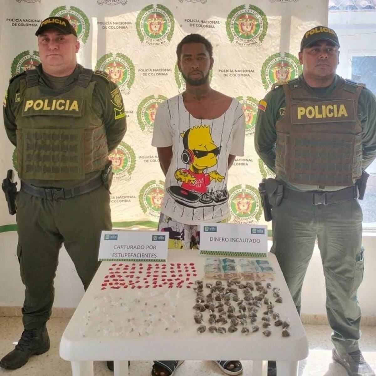 ‘El Tripita’ vendía más de dos mil dosis de droga cerca de un colegio en María La Baja