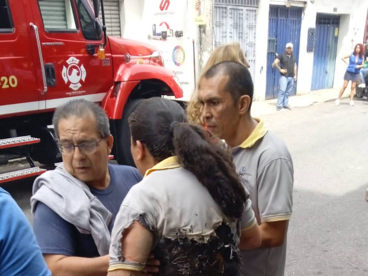 Explosión dejó dos personas heridas en el centro de Bucaramanga