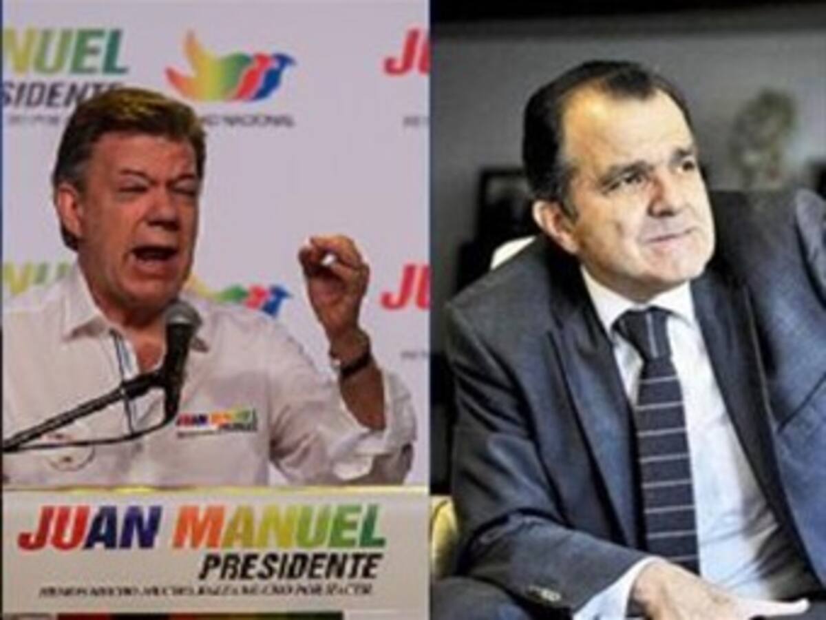 Santos pide a Zuluaga que "ponga la cara y no se esconda tras su protector"