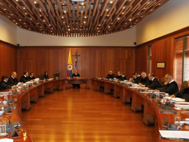 Corte Suprema de Justicia de Colombia reunida en pleno.