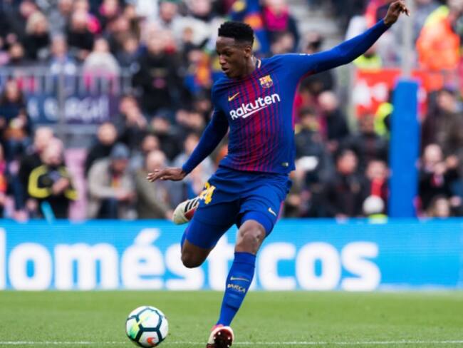 Yerry Mina, en el equipo ideal de la fecha 23 de la Liga de España