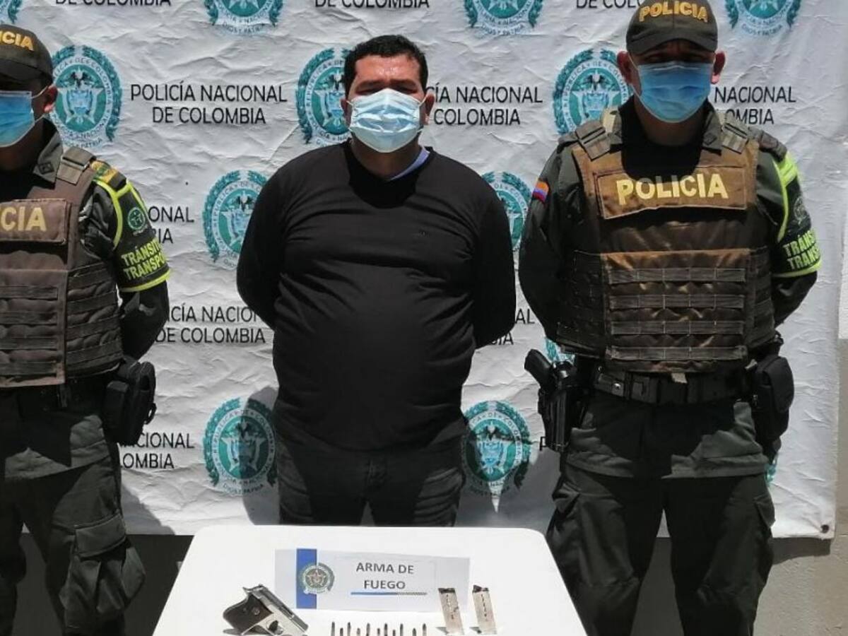 Comerciante capturado por presunto porte ilegal de armas en Bolívar