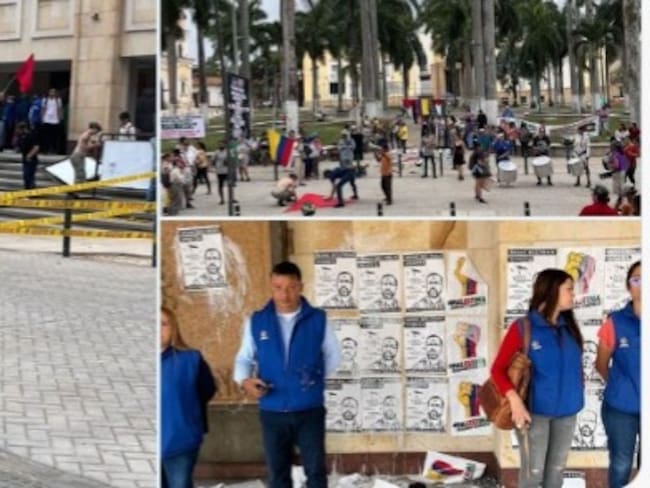 Protesta en Bucaramanga apoyo al pueblo palestino
