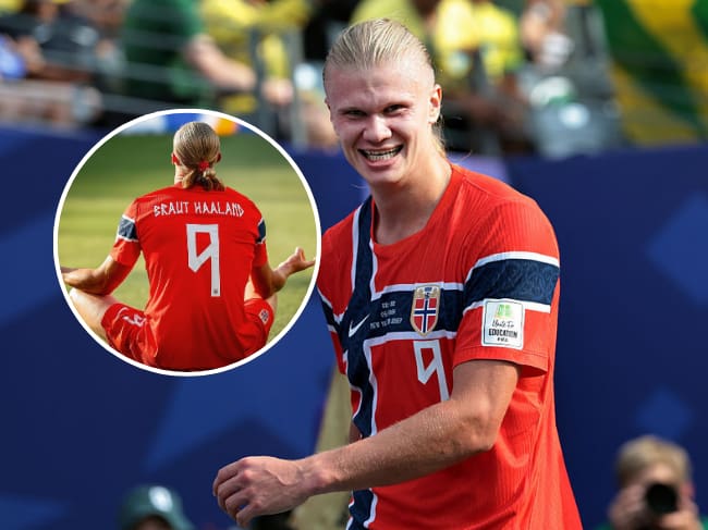 ¿Quién es Haaland, cuál es su estatura, cuánto pesa y quién es la pareja del ‘cyborg’ noruego? Getty Images/Instagram: @Erling