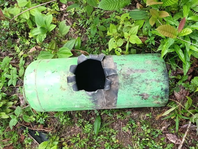 Ejército Nacional neutraliza dos explosivos en el Catatumbo. / Foto: Cortesía Ejército.