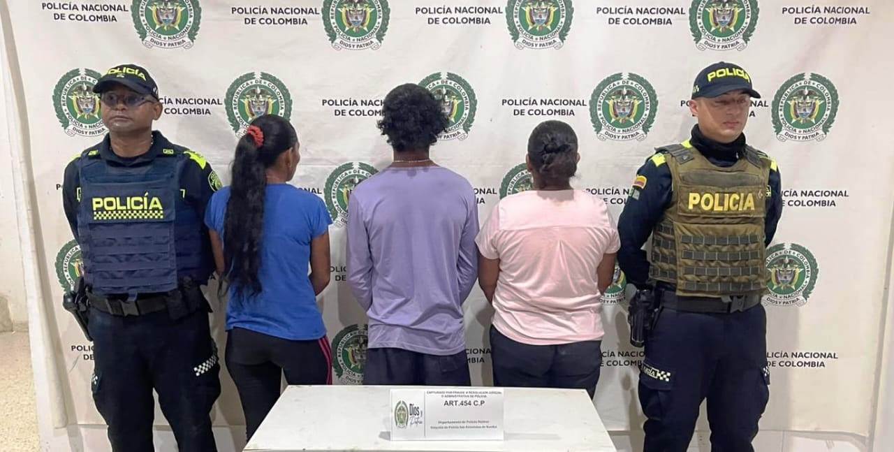 Tres capturados por presuntamente incumplir resolución sobre predio en San Estanislao de Kostka