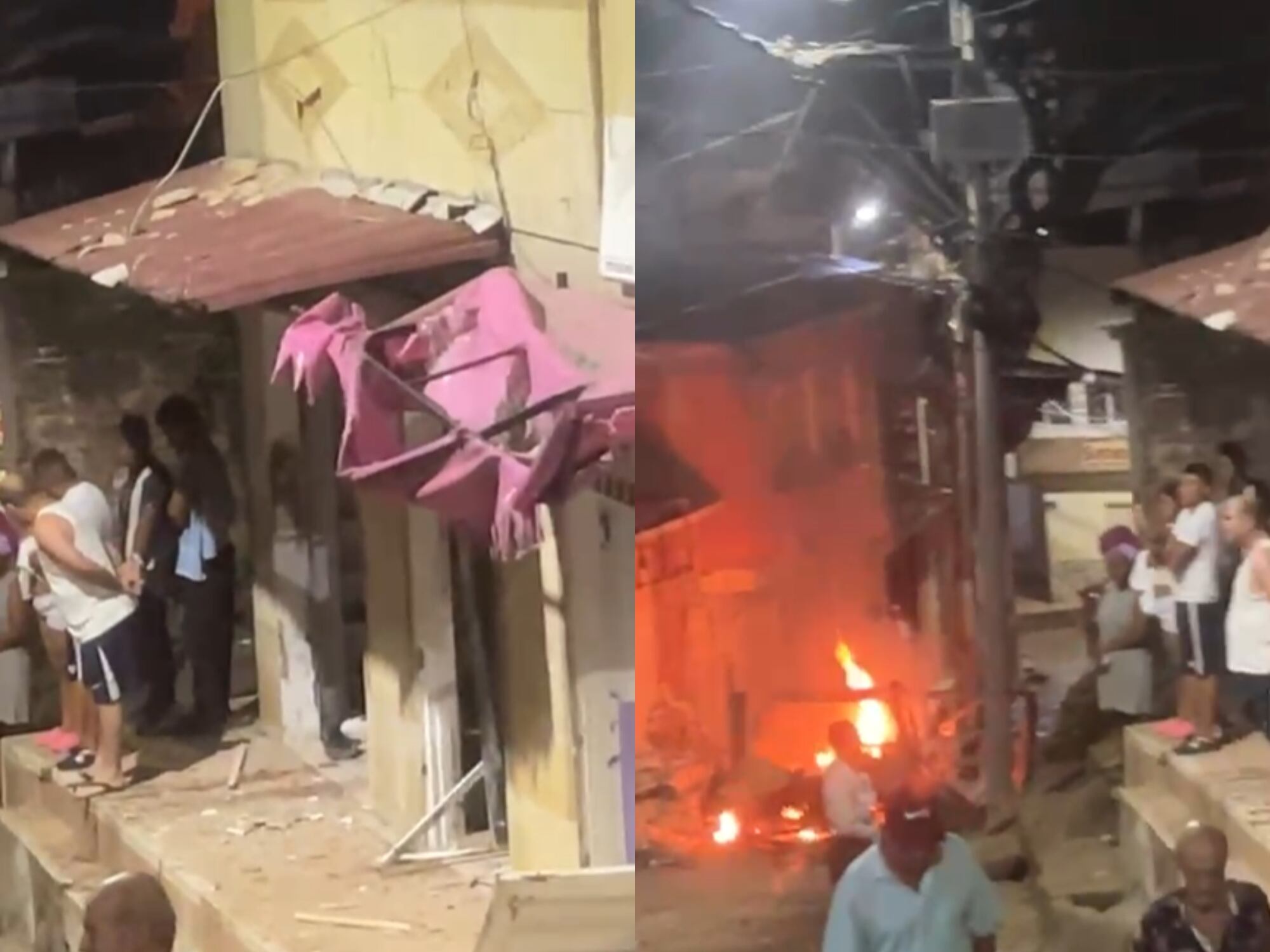 Atentado en Suárez, Cauca. Foto: Captura de pantalla video suministrado