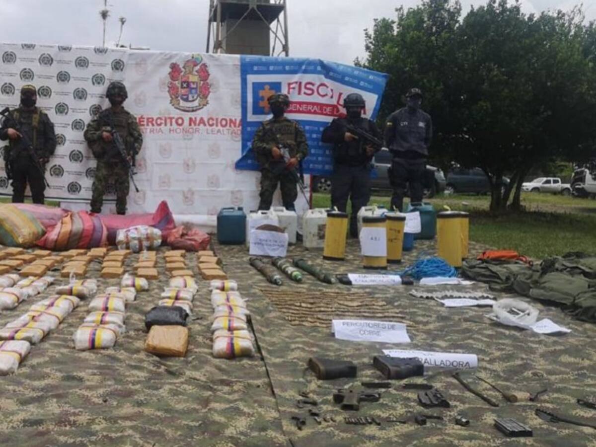 Operación militar en el Cauca deja dos disidentes muertos y diez capturados