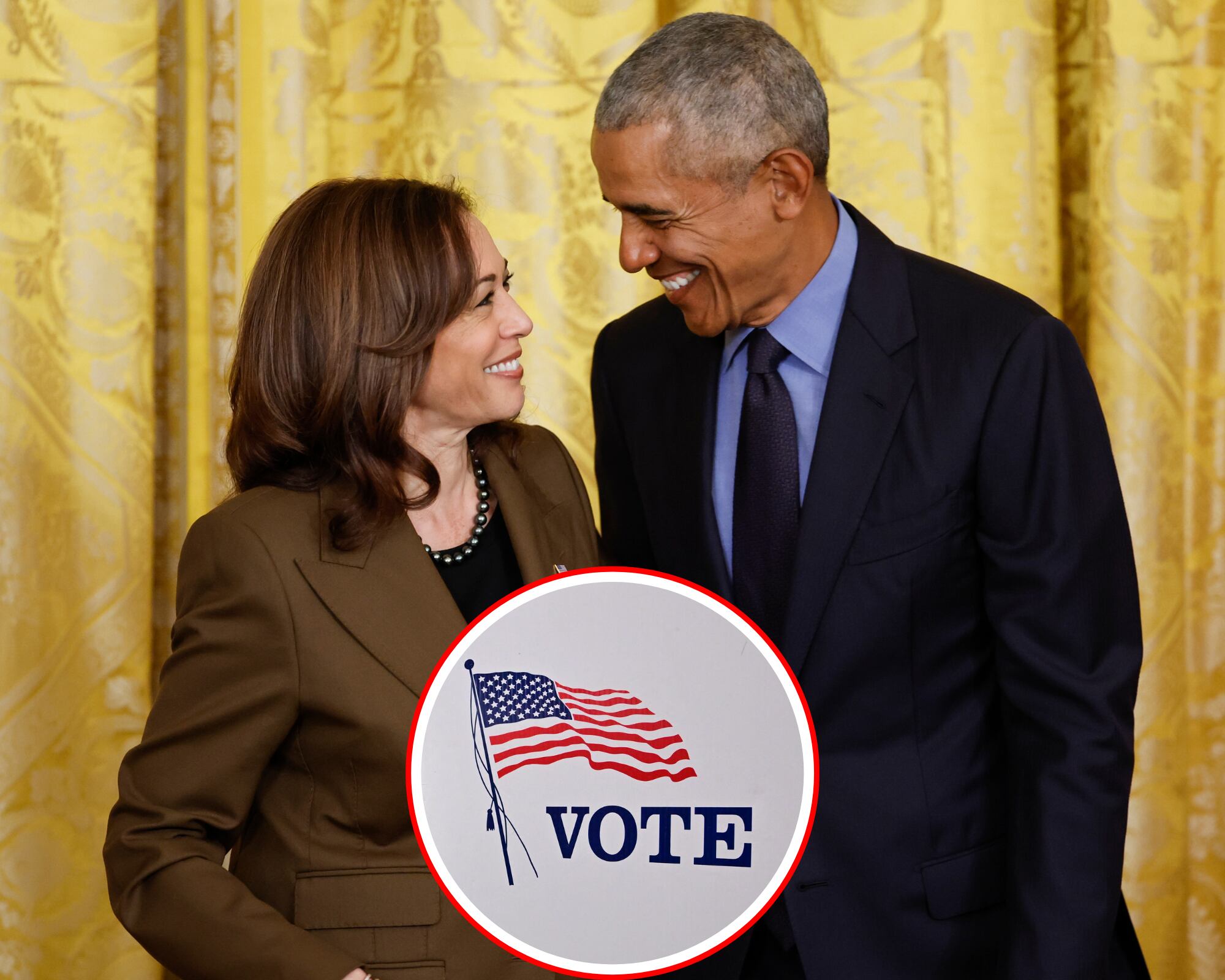 Kamala Harris sumó el respaldo de Barack y Michelle Obama para lograr la designación como candidata demócrata y ganar la presidencia.
(Foto: Caracol Radio / Getty )