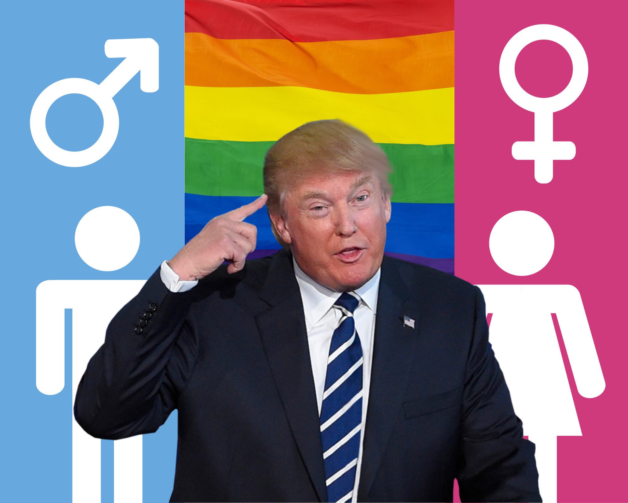 El mandatario anunció que bajo su administración serán eliminados los programas federales que promueven la diversidad.
(Foto: Caracol Radio / Getty )