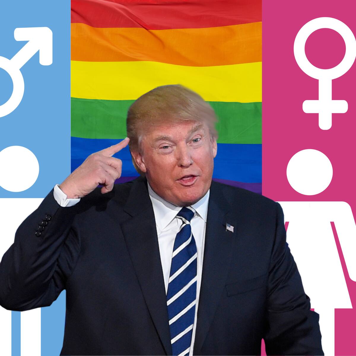 Trump: “por ley solo habrá dos géneros en Estados Unidos: masculino y femenino”